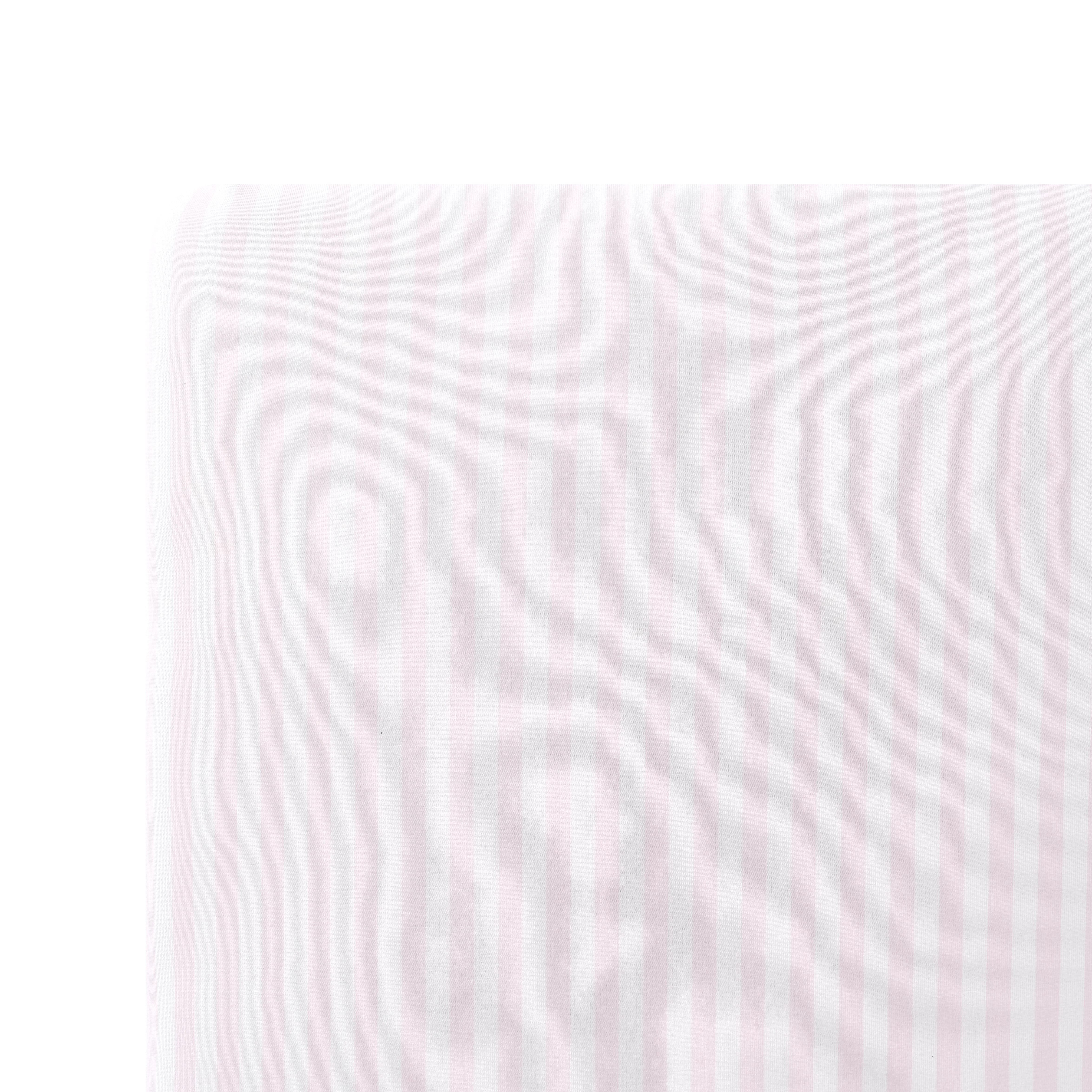 Mini Crib Sheet in Small Sakura Stripe