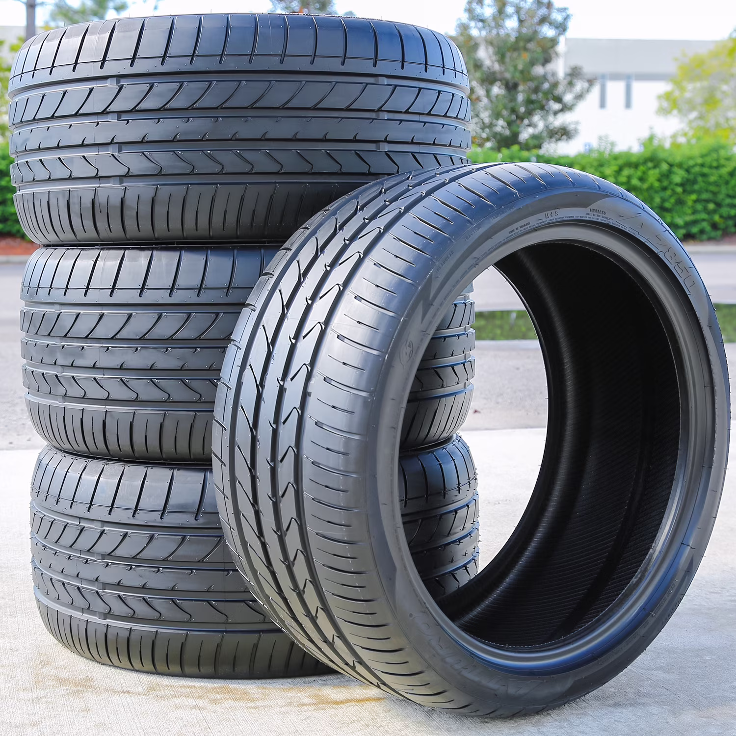 Set of 4 (FOUR) AZ850 245/45R20 103Y XL High Performance Tires Fits: 2005 10 Chrysler 300 C SRT8, 2006 10 Dodge Charger SRT8