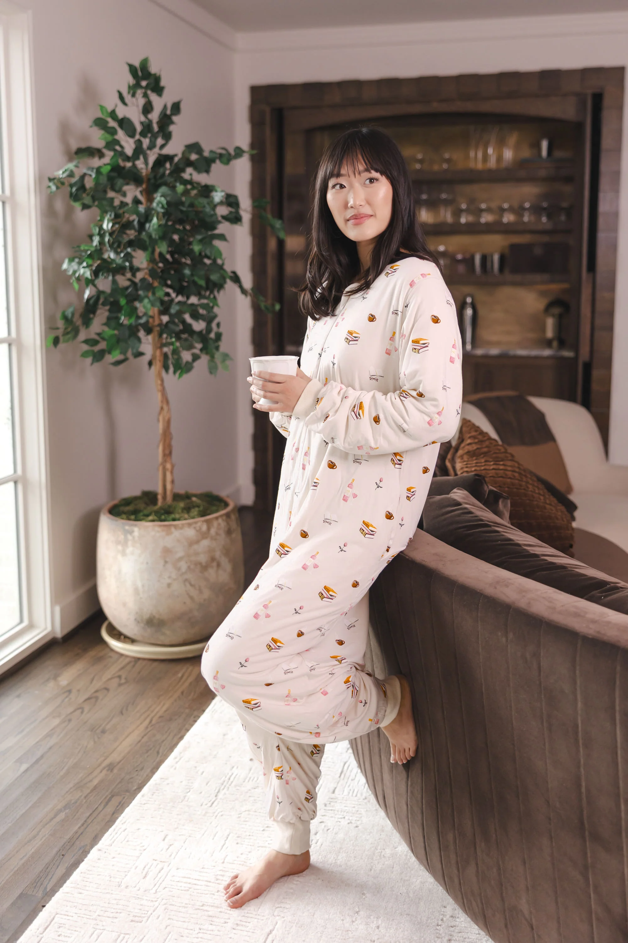Long Sleeve Adult Sleep Bag Walker in Book Club