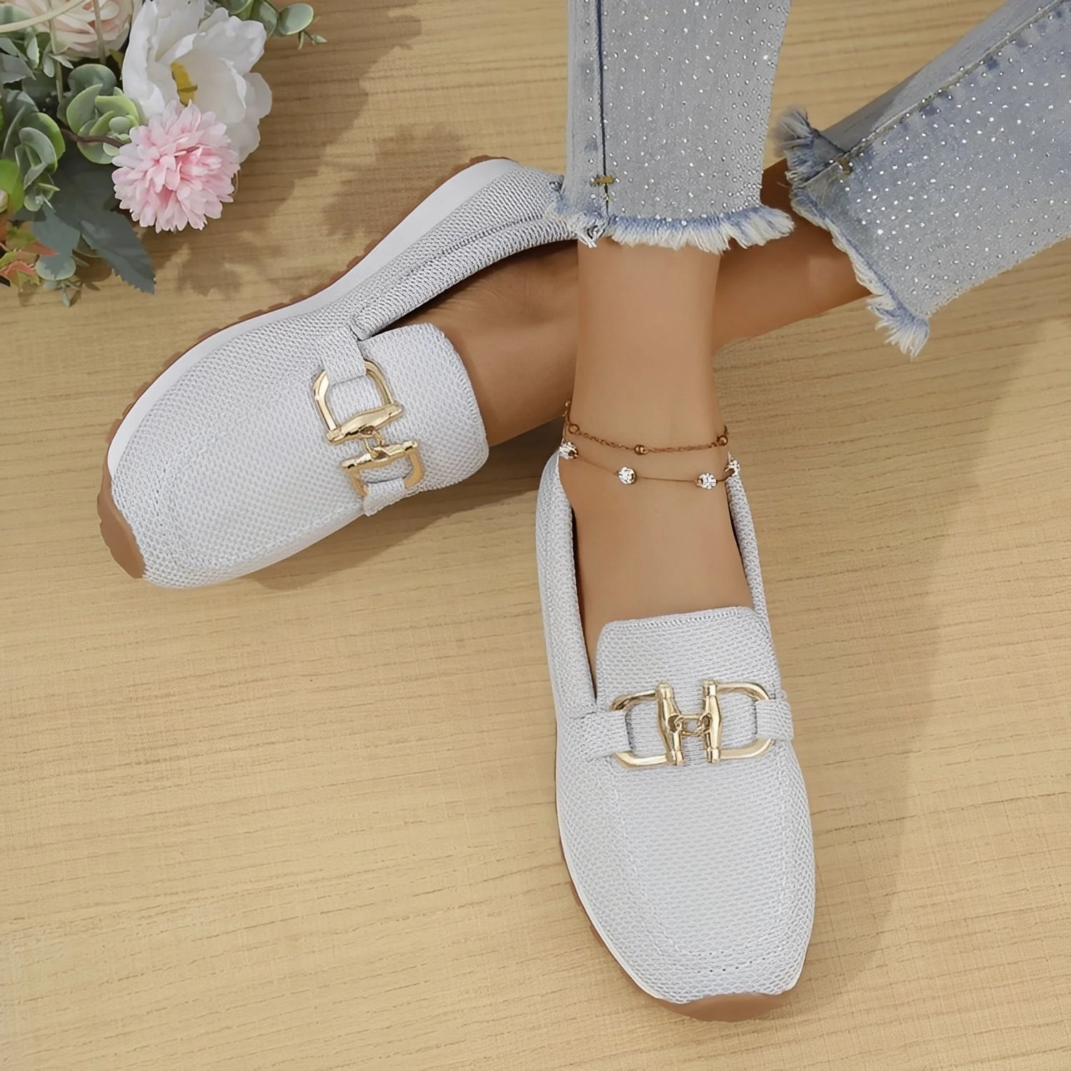 Monica – Mocassins pour femmes – Décontracté et simple