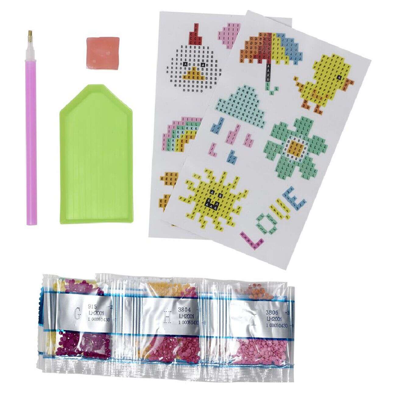 Sticker à peindre 15x9cm