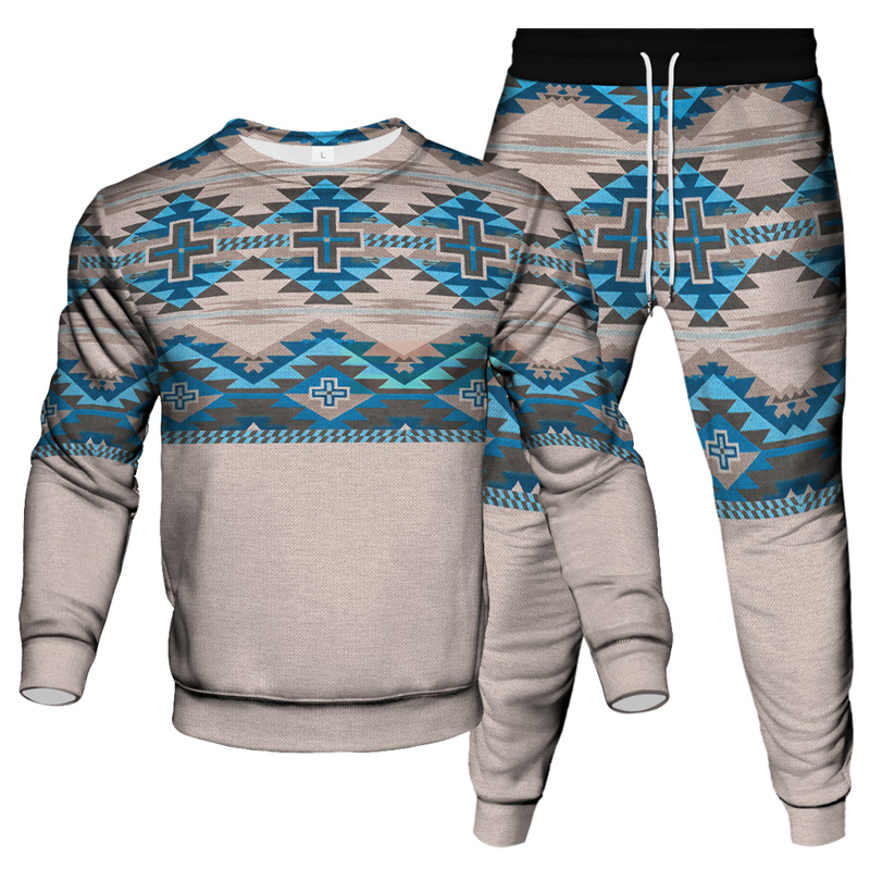 Costume imprimé décontracté pour homme 003