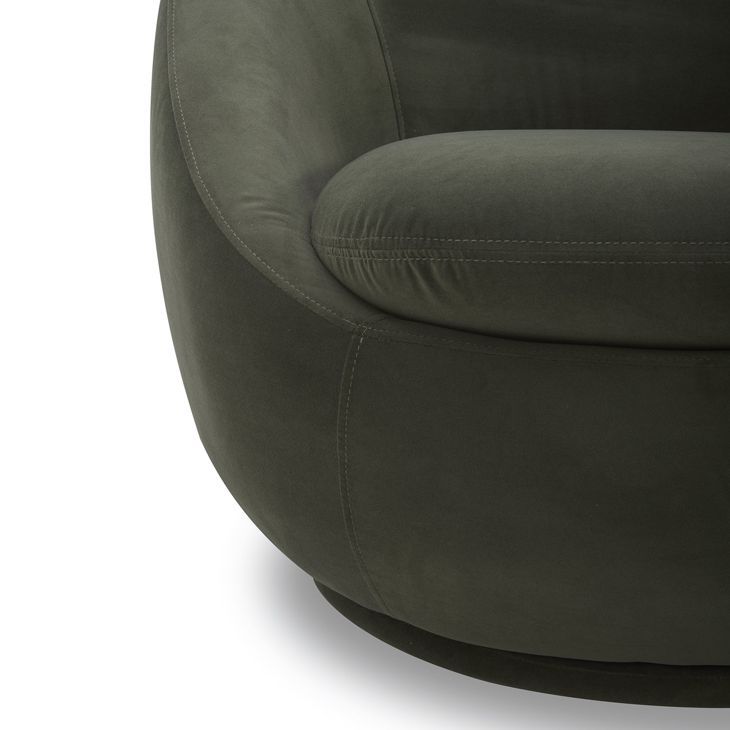 Better Homes & Gardens Mira Swivel Accent Chair, Cream Shearling