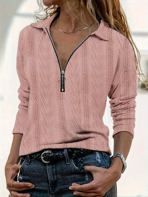 Sophie Paris - Polo à manches longues polyvalent