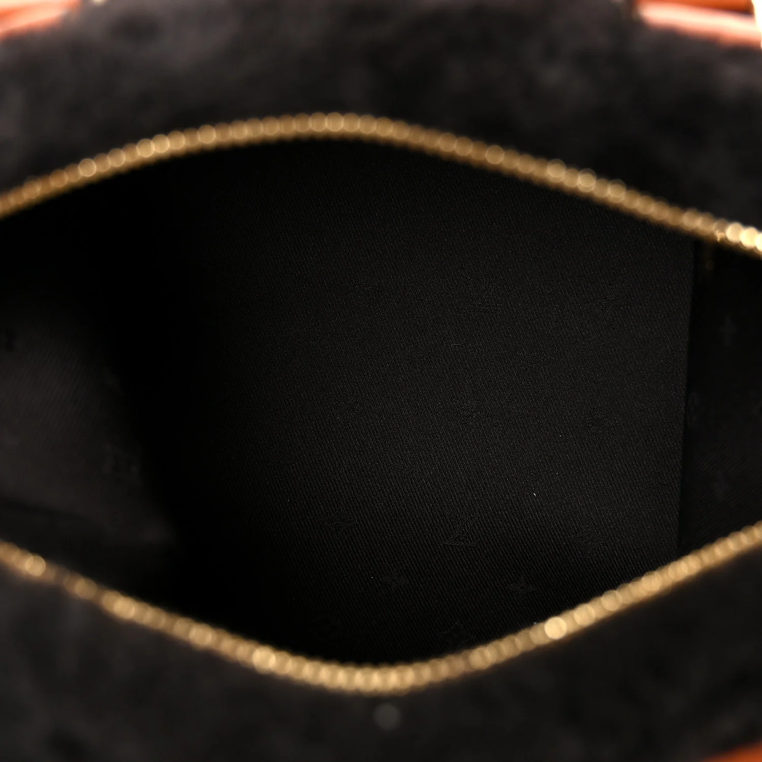 Shearling Monogram LV Ski Cozygram Speedy Bandouliere 25 Chocolate Cream