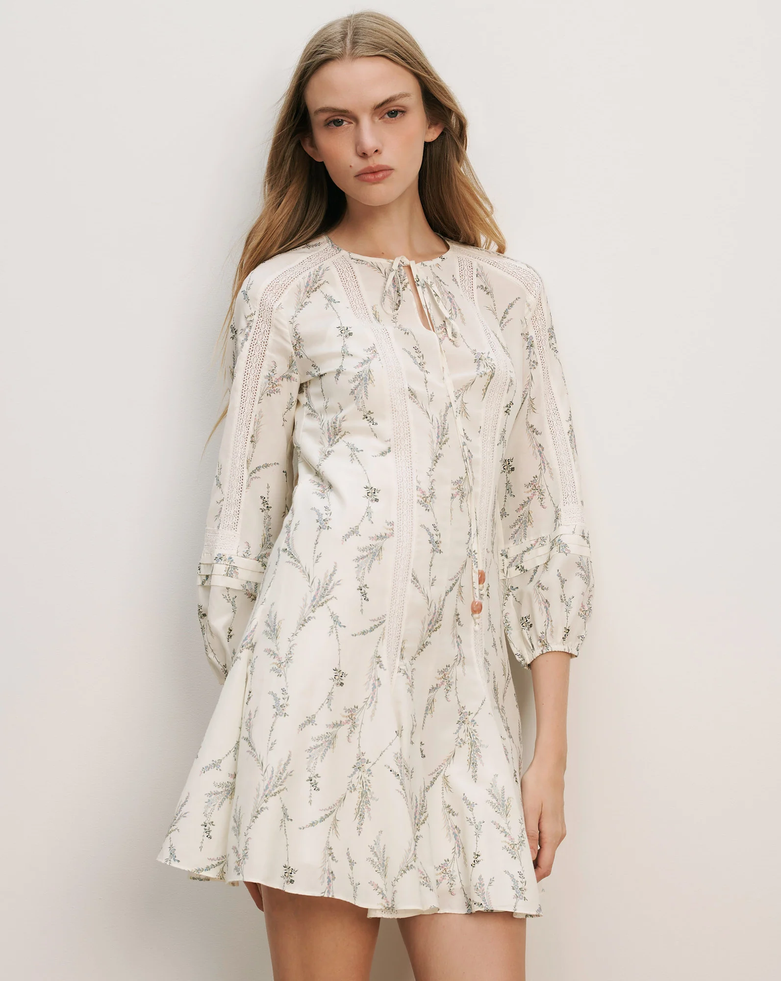 Ollian Floral Mini Dress