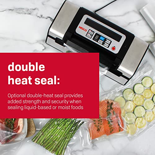 Machine sous vide Nesco Deluxe Food VS-12, 130 watts, sacs et couvercle de visualisation inclus