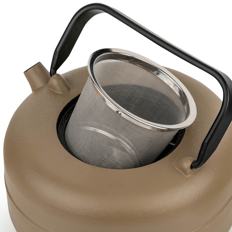 Henan tekanne støpejern 0,75L beige