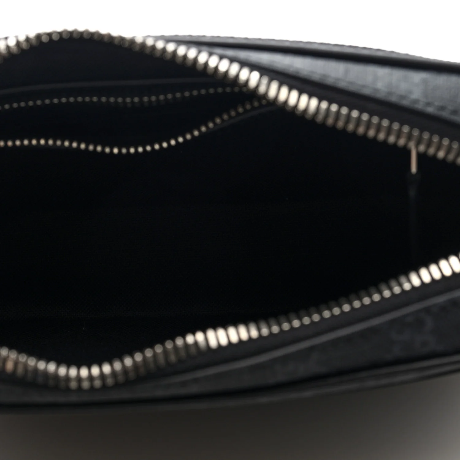 Soft GG Supreme Monogram Web Belt Bag Black Grey