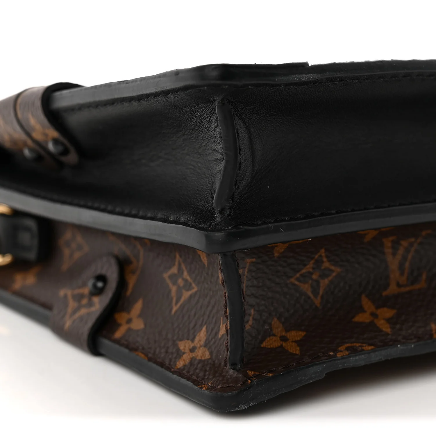 Reverse Monogram Trunk Clutch