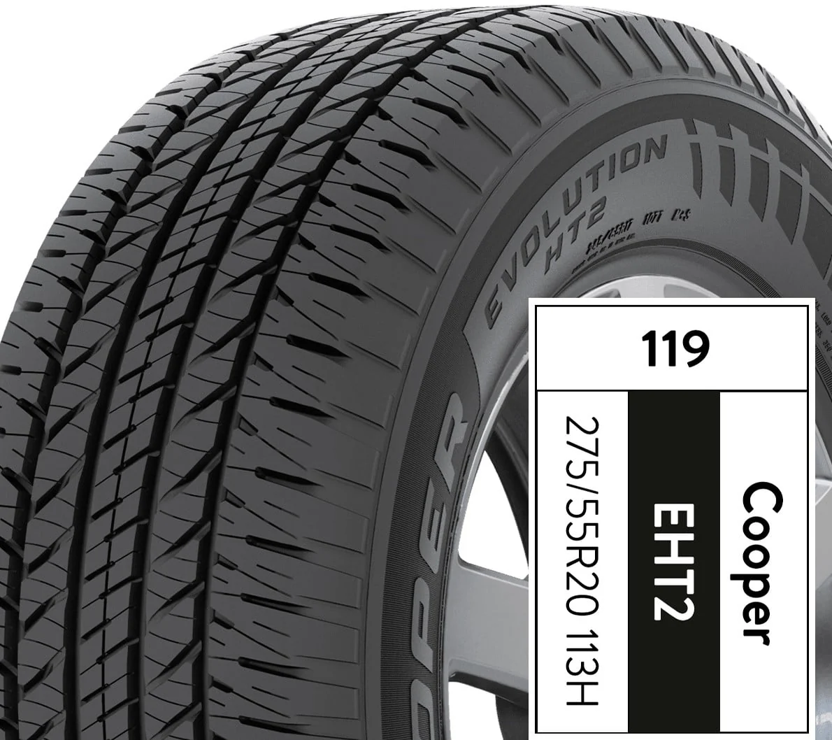 Cooper Evolution HT2 275/55R20 113H All - Season Tire
