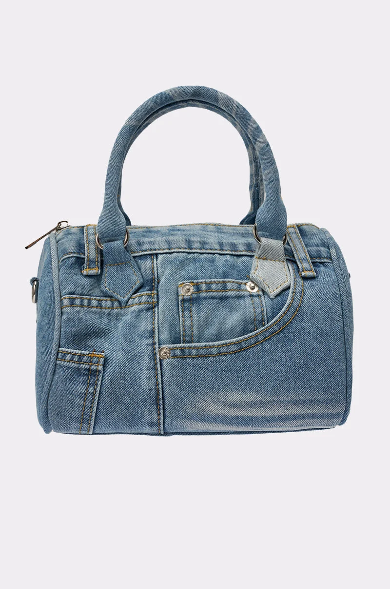 NO BLUES DENIM PURSE - Akira Store