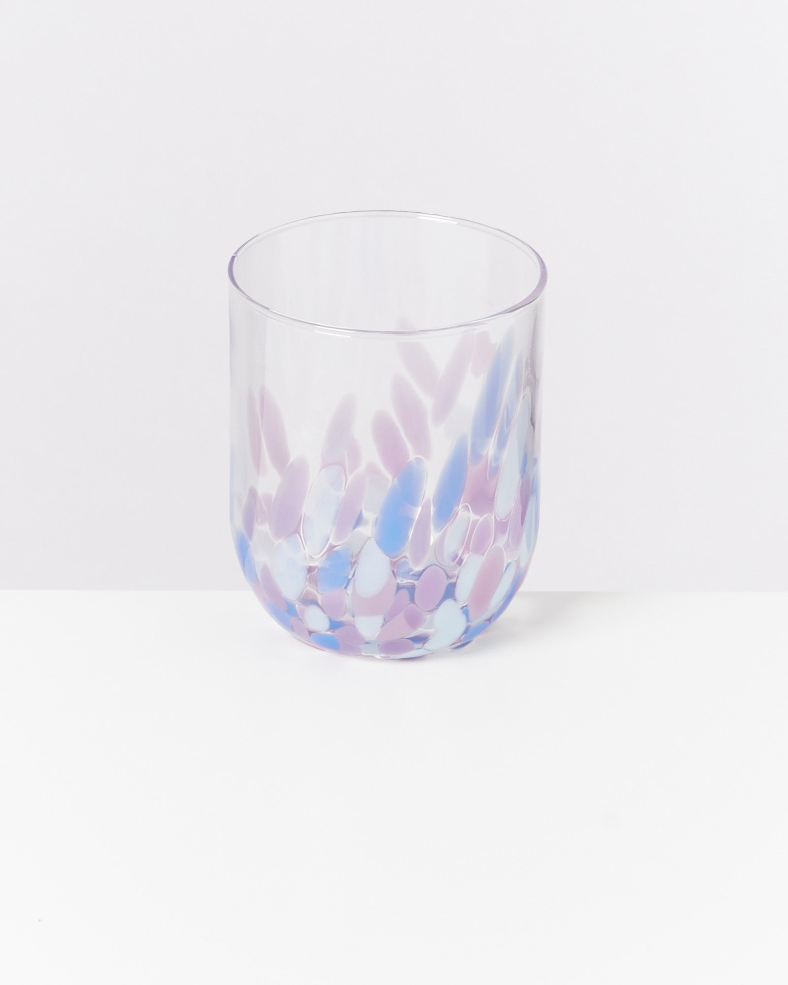 ALEGRIA - LARGE GLASS PURPLE BLUE SET OF 4