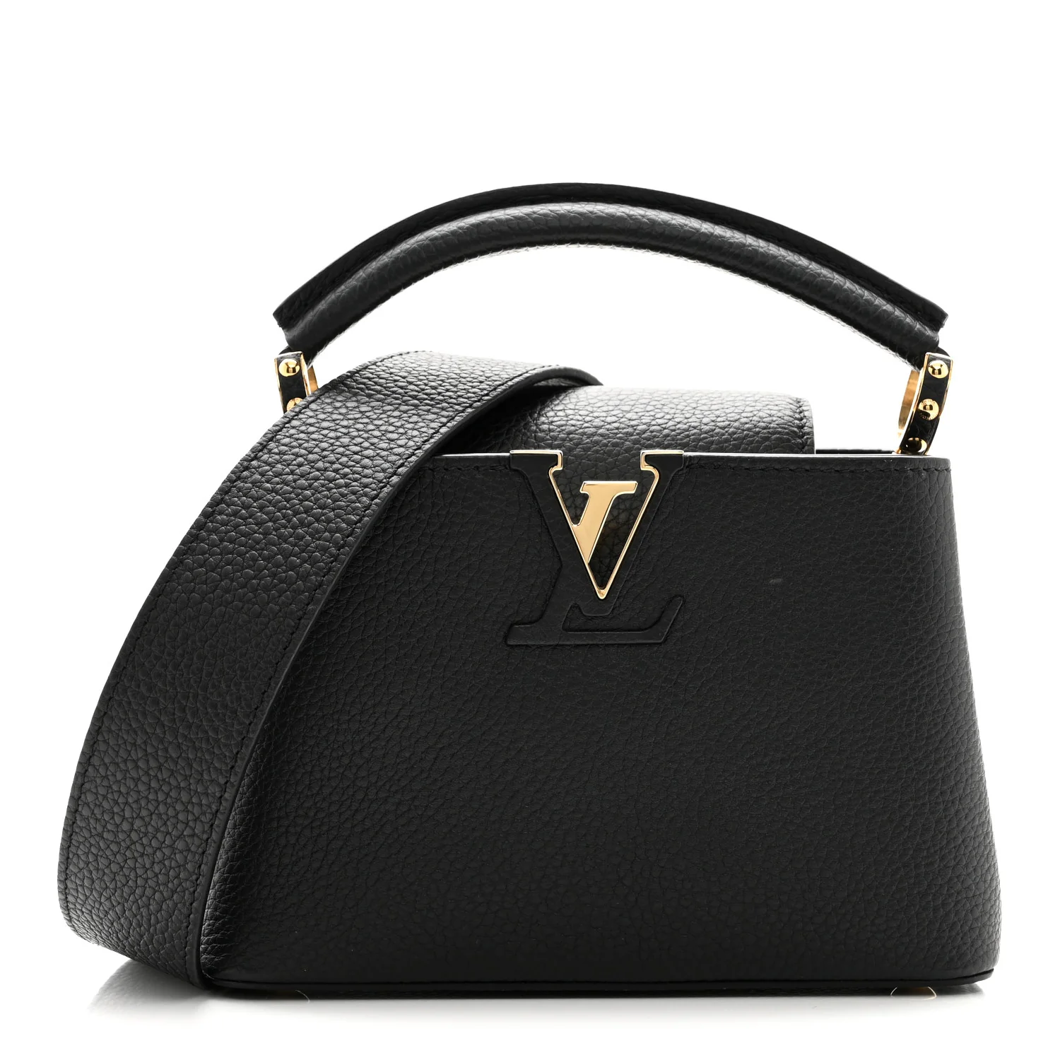Taurillon Mini Capucines Black