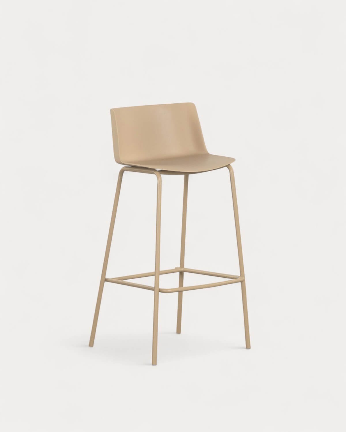 Meivy - Taburete Alto de Exterior de Polipropileno y Metal (74 cm) Meivy