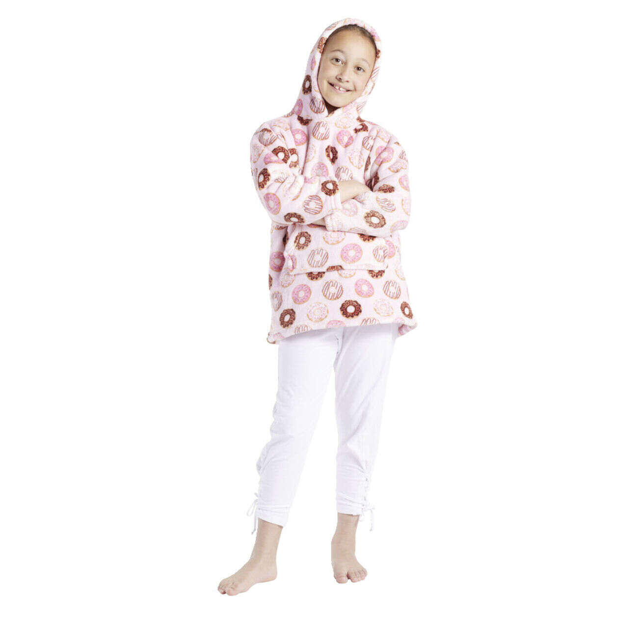 Pull plaid enfant motif donut Taille unique