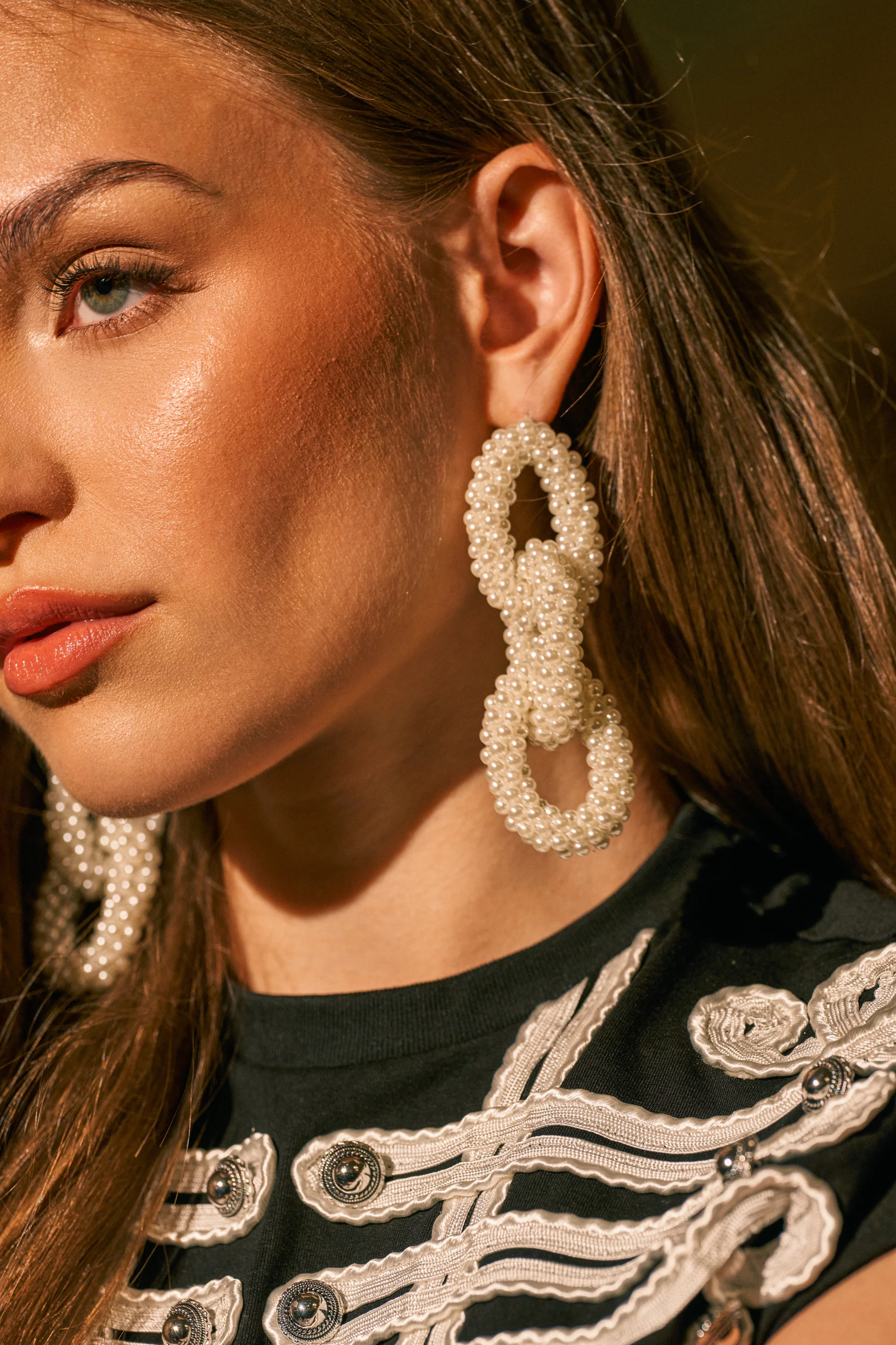 PEARL BABY DANGLE EARRING - Akira Store