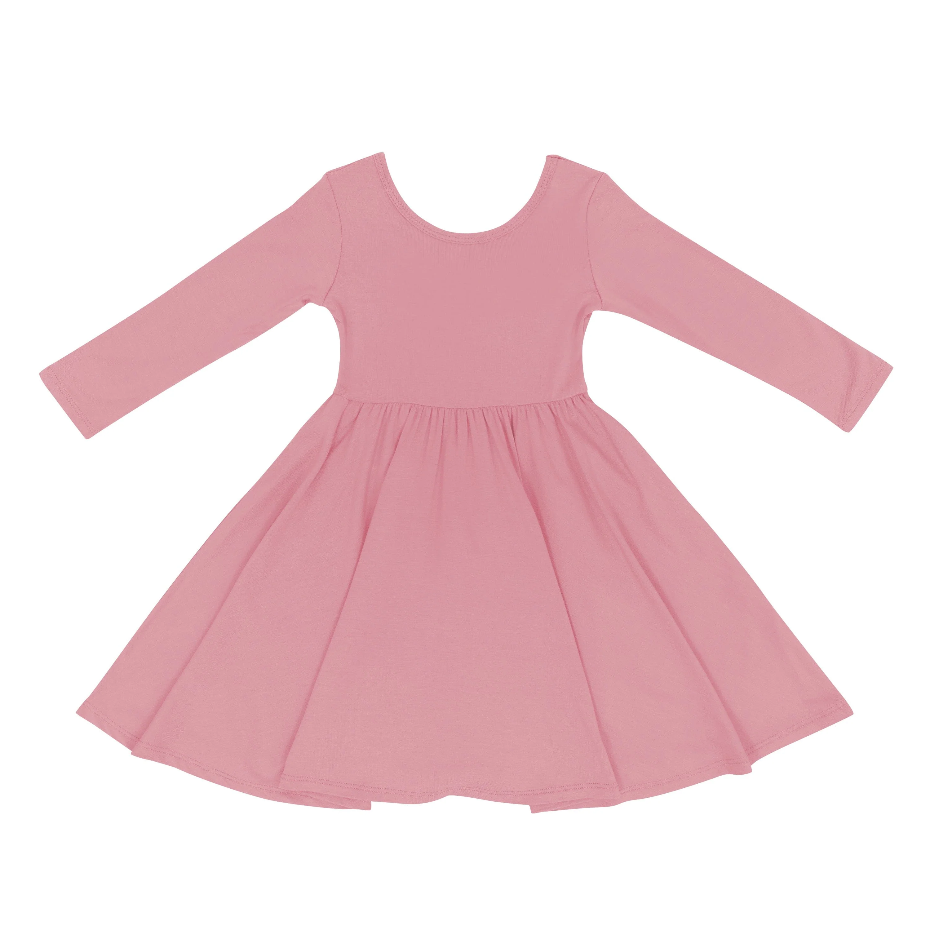 Long Sleeve Twirl Dress in Apple Blossom