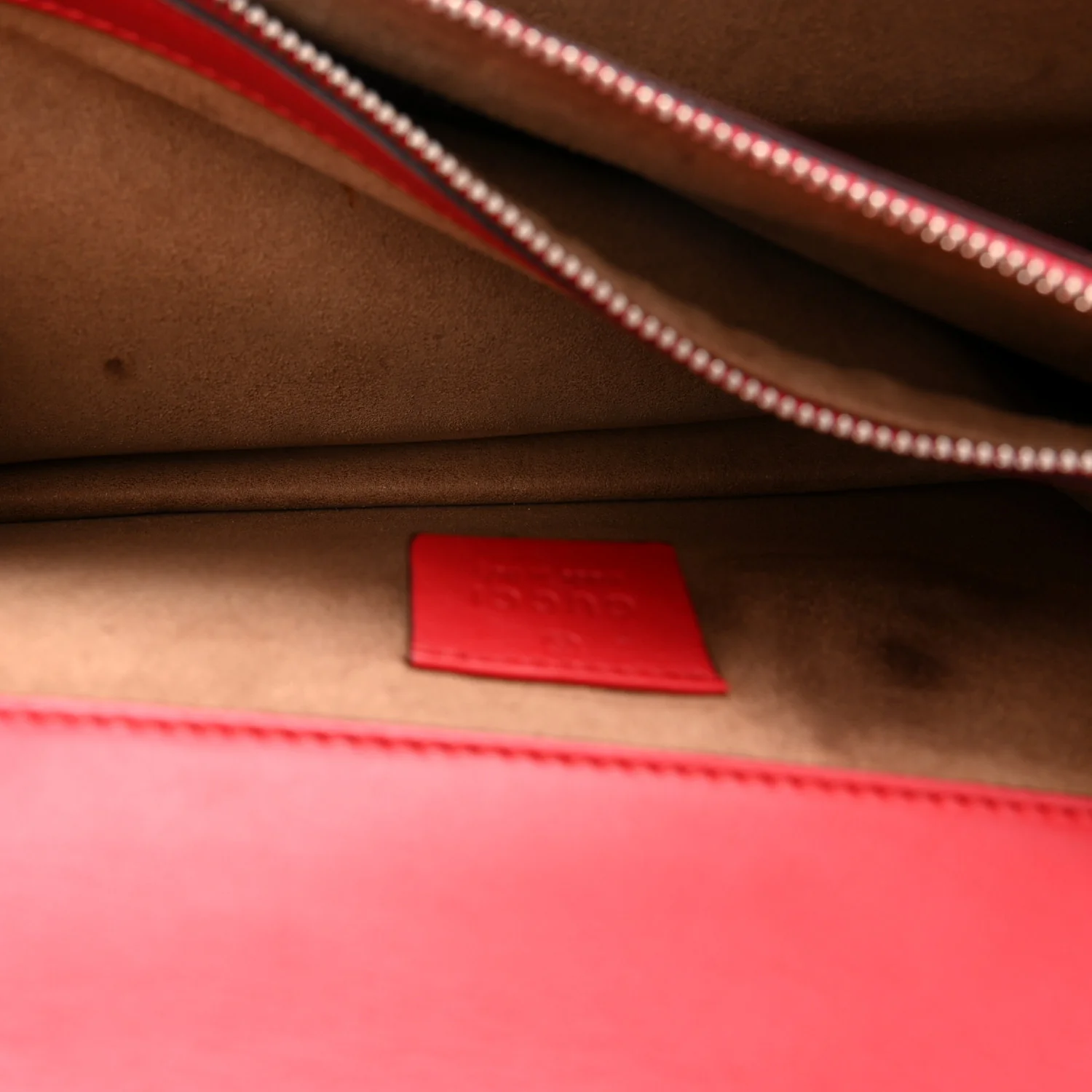 GG Supreme Monogram Arabesque Dionysus Shoulder Bag Hibiscus Red