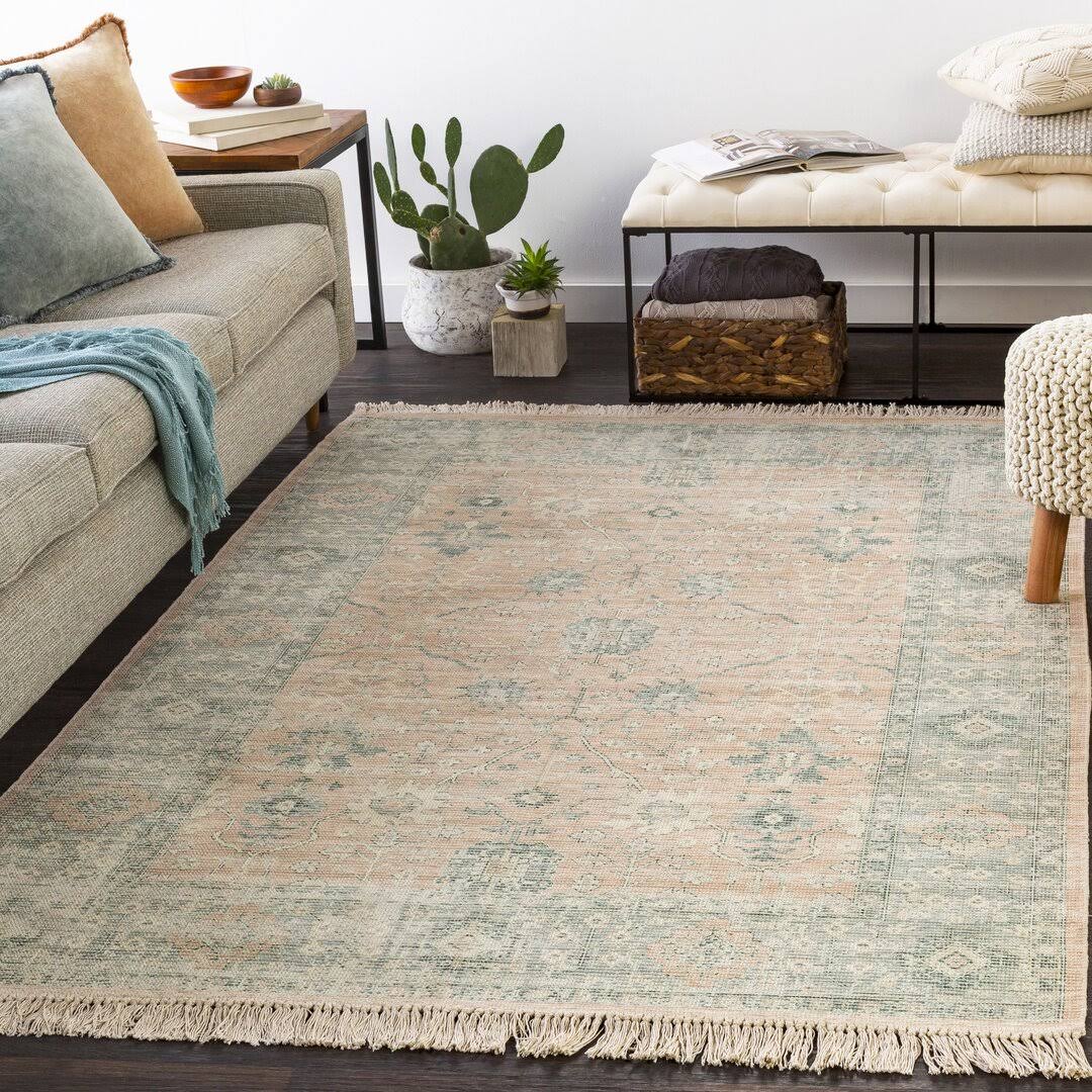 Tucson Oriental Handwoven Camel/Sage Area Rug AllModern Rug Size: Rectangle 6' x 9'