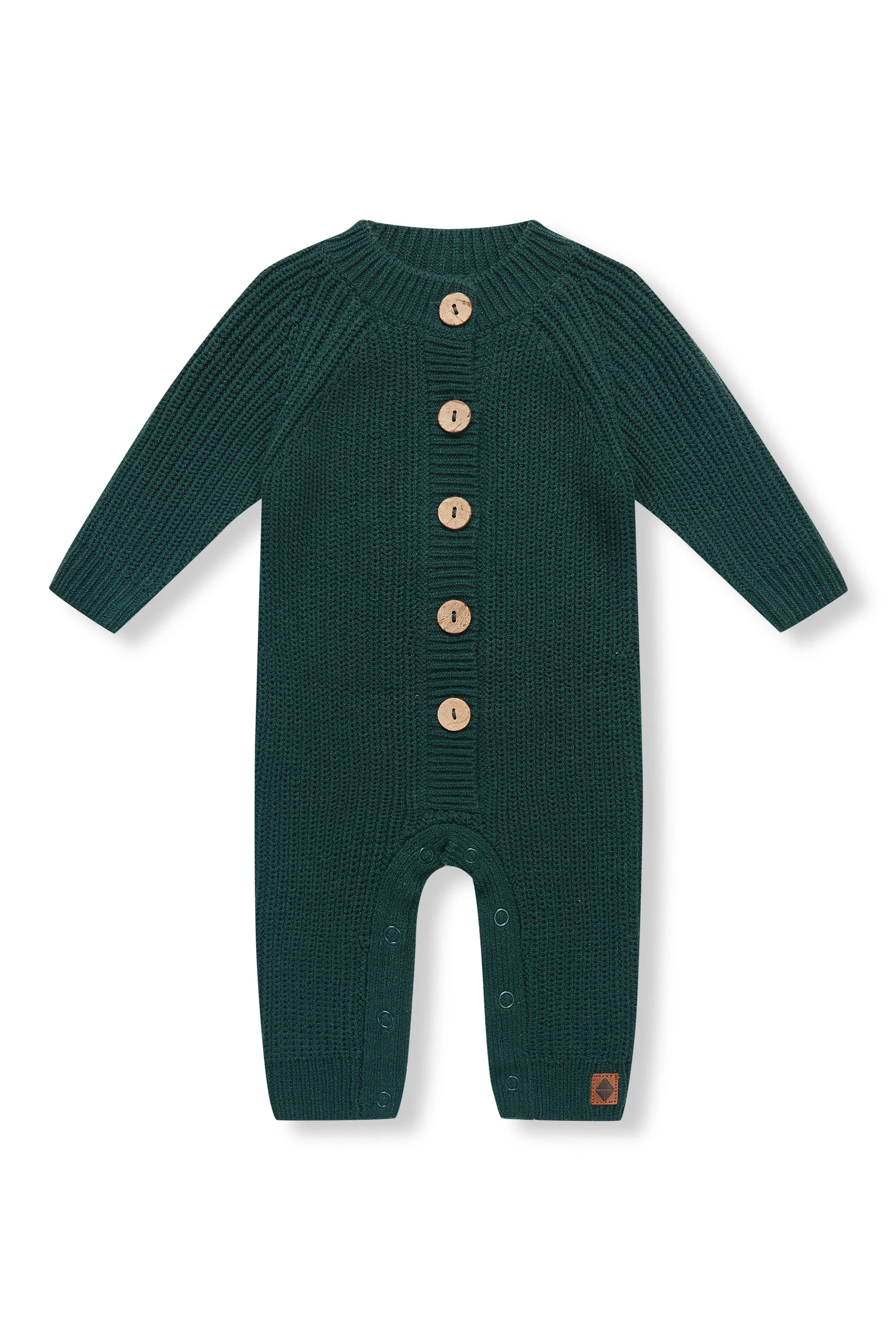 Chunky Knit Jumpsuit in Cypress
