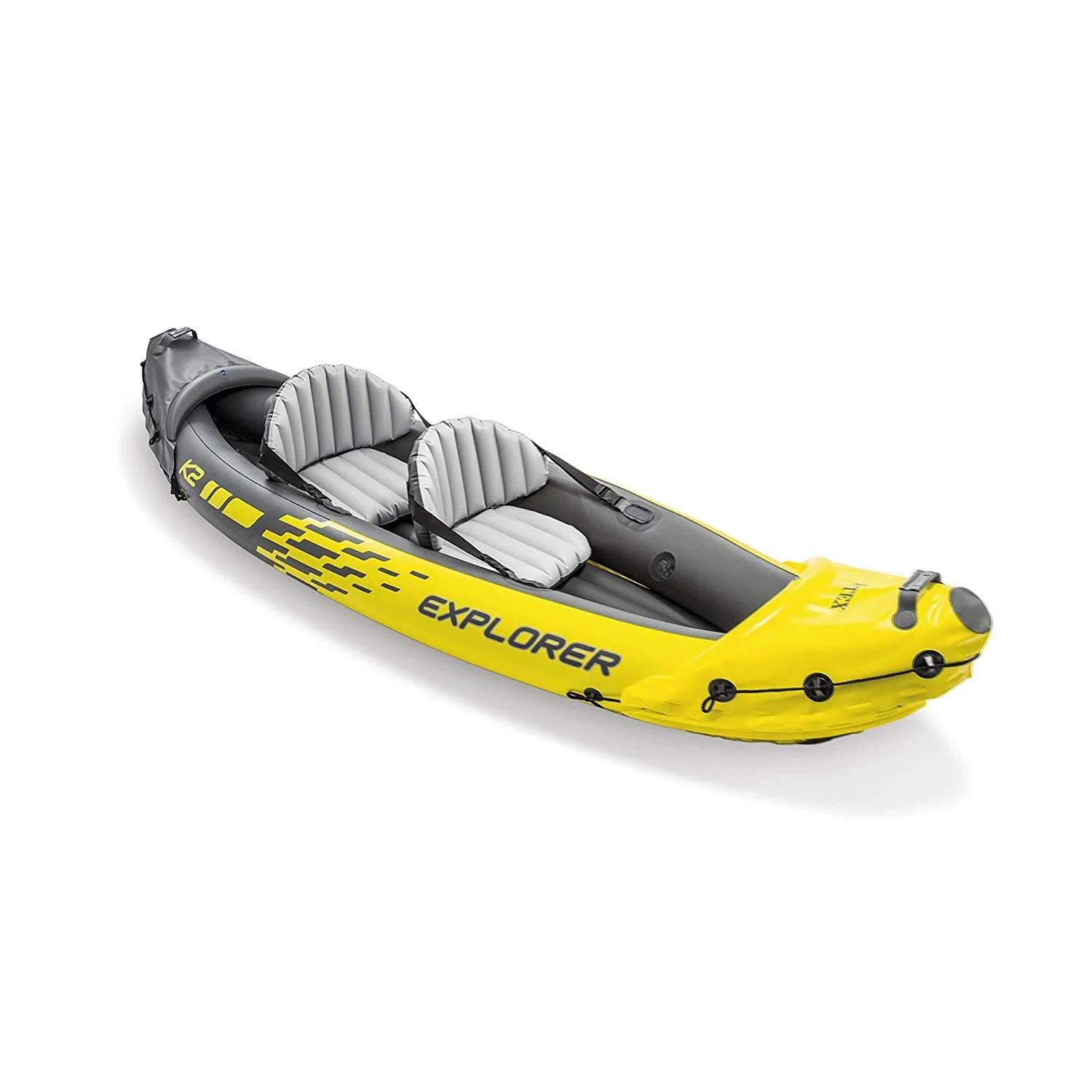 2 Person Inflatable Kayak with Oars, Pump 1 Person Inflatable Kayak Image 3