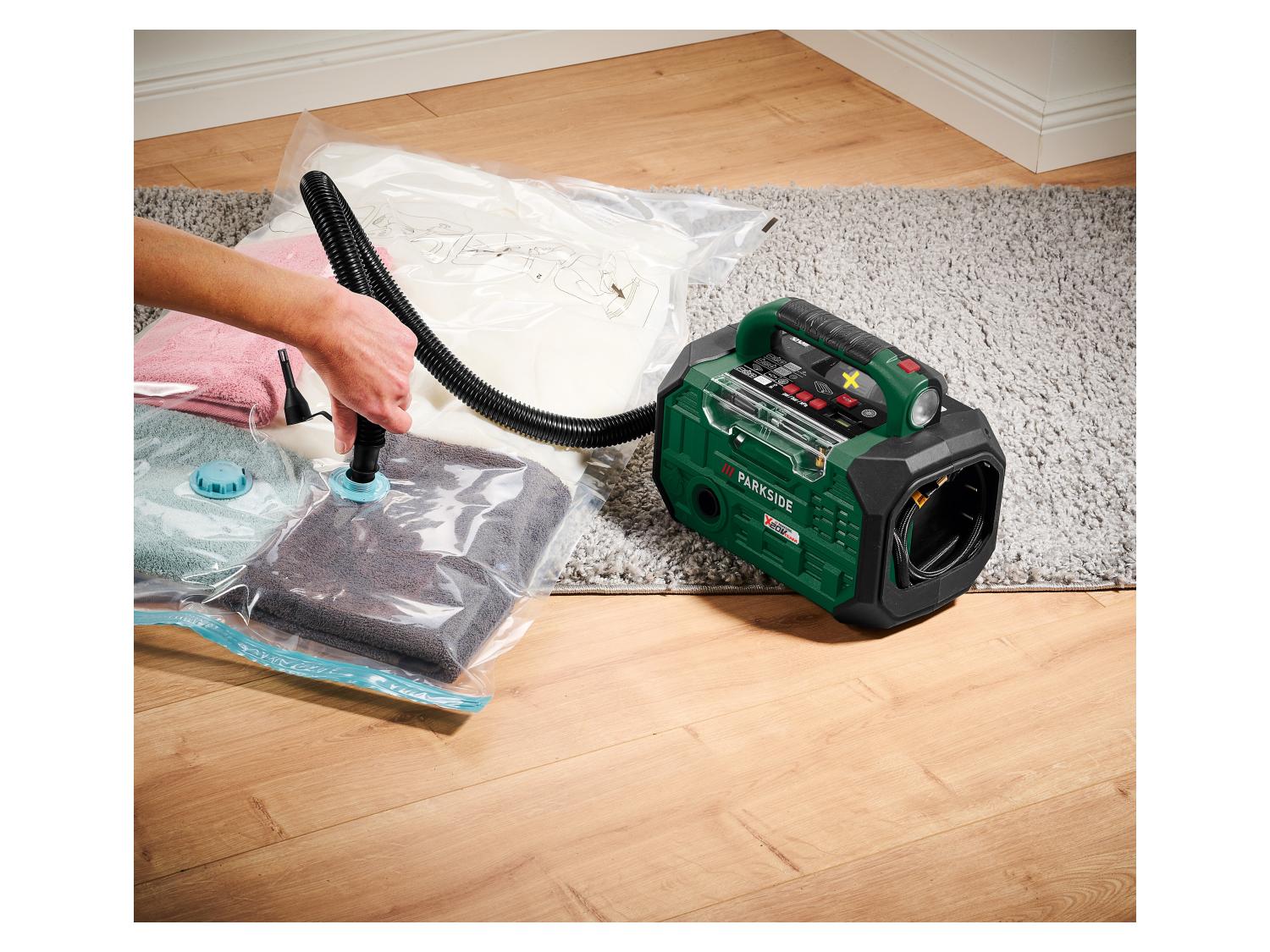 PARKSIDE Compresseur et pompe  air sans fil PKA 20-Li D3, 10,3 bar, 20 V