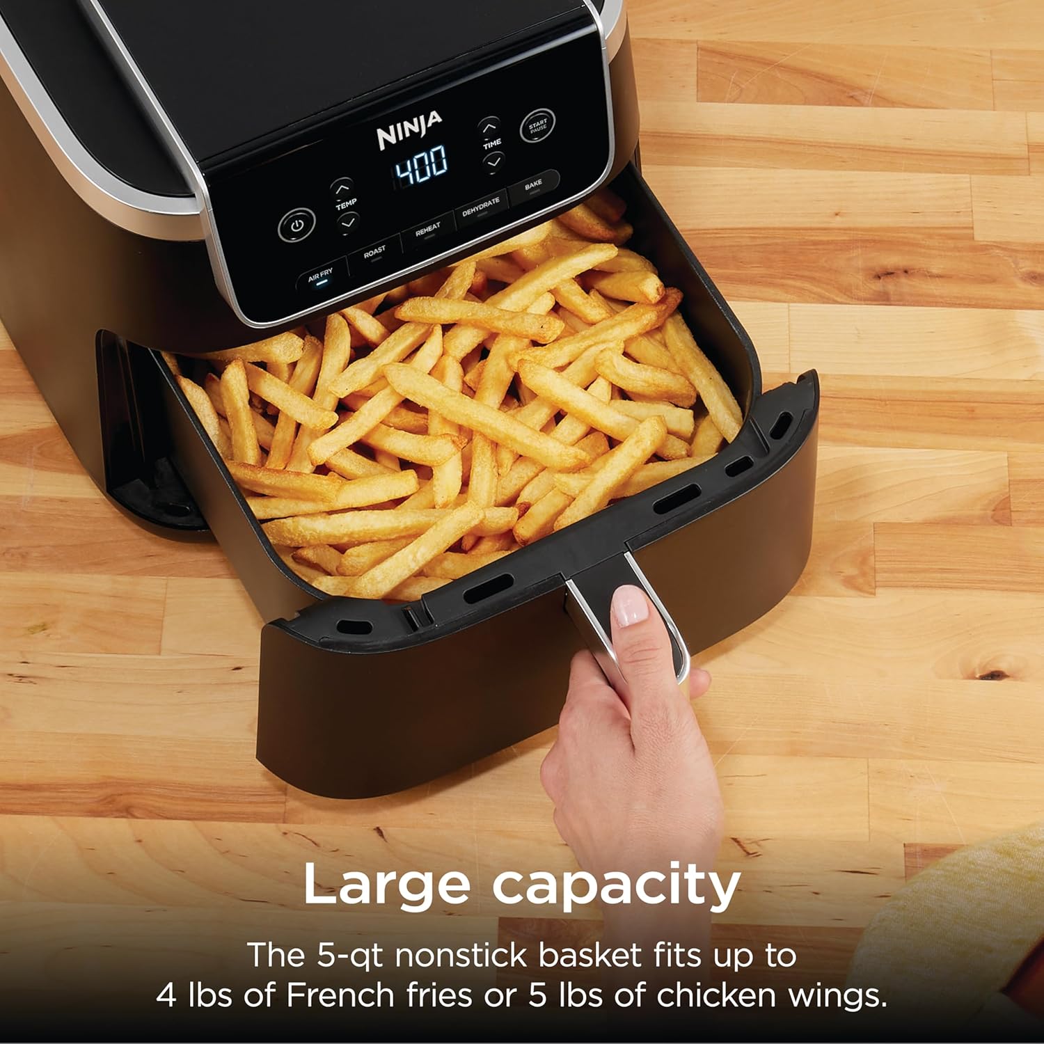 Ninja Air Fryer Pro, 5 Qt, 5-in-1, Gray, AF142