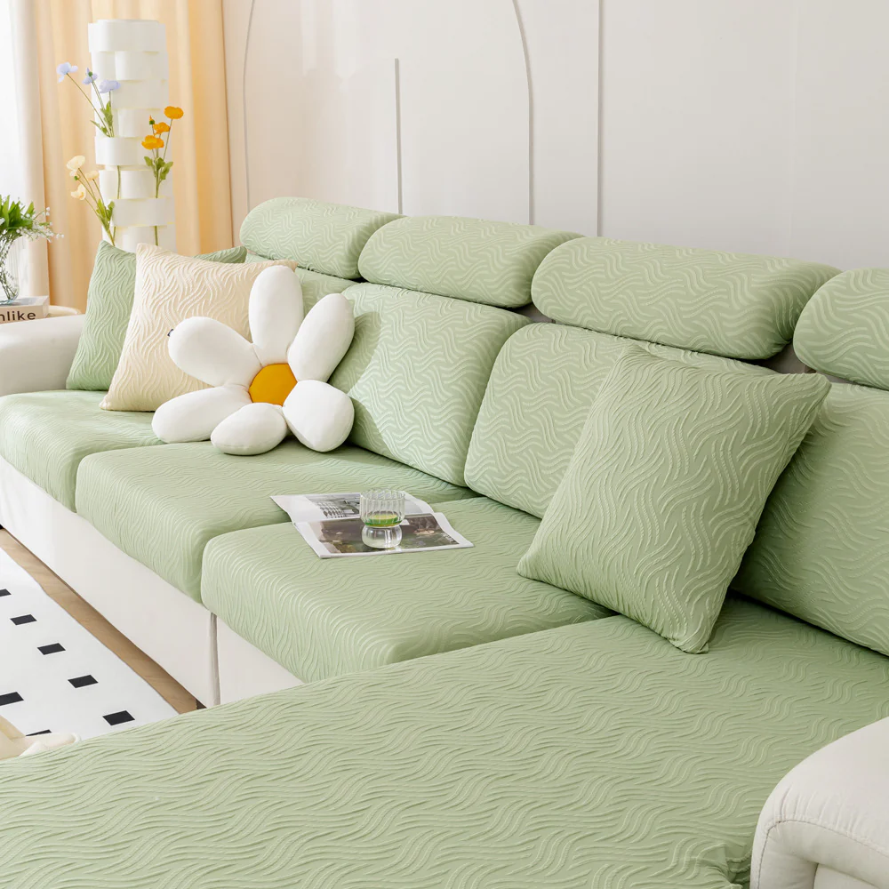 Modern Cooling Water-resistant Antifouling Stretch Magic Sectional Couch Cover
