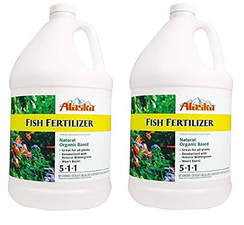 Alaska Fish Emulsion Fertilizer 5-1-1 Concentrate 1 Gallon (��w�� ������k)