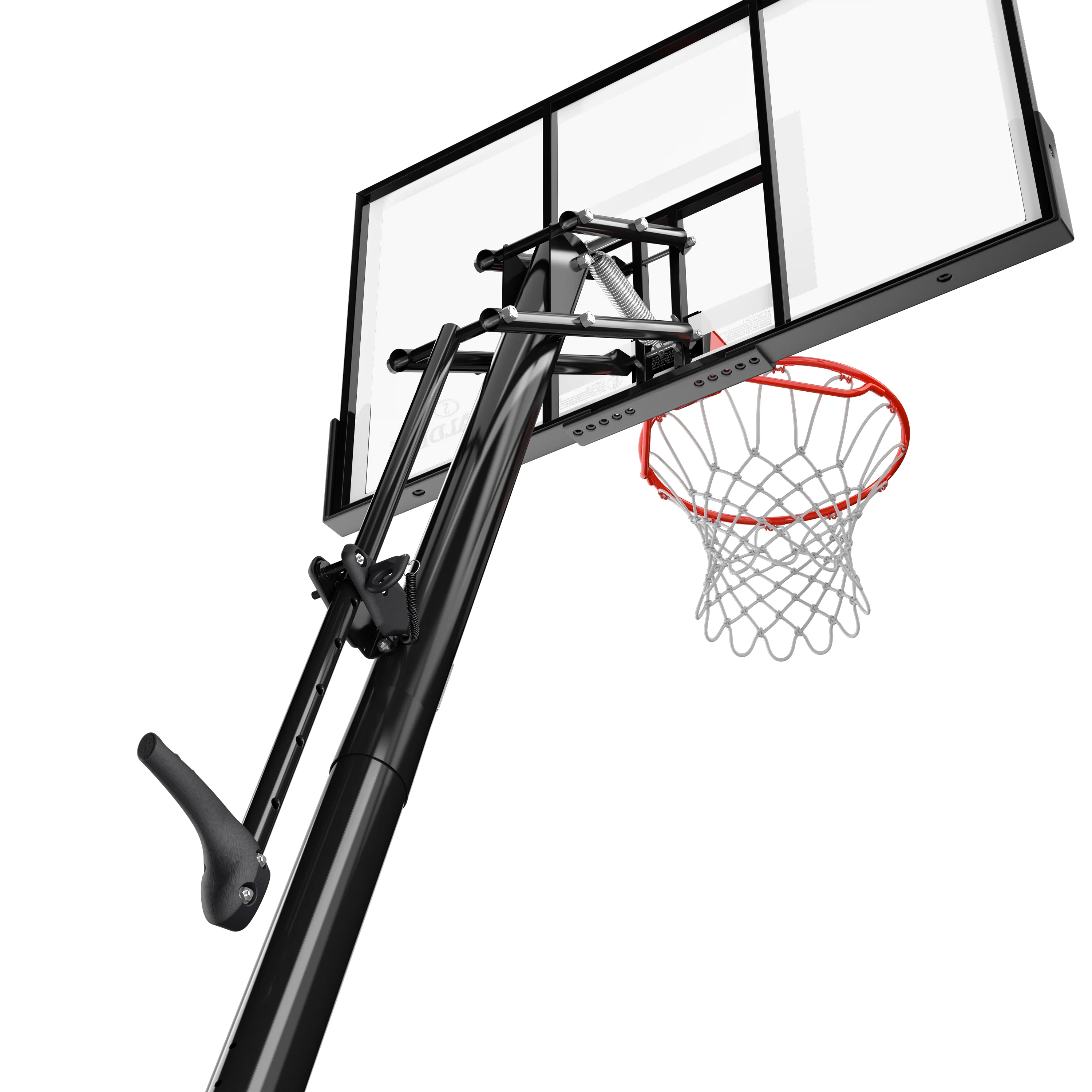 54-Inch Portable Basketball Hoop with Shatter-Proof Polycarbonate Backboard, Adjustable ExactaHeight System Pro Slam Rim-Outdoor Play(Hoop Only) - Image 6
