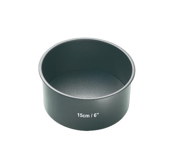Bakeform med avtakbar bunn 15 cm nonstick grå