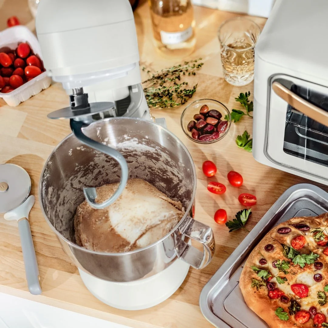 Beautiful 5 3 qt Stand Mixer, Lightweight Powerful with Tilt Head, White Icing by Drew Barrymore Image 7