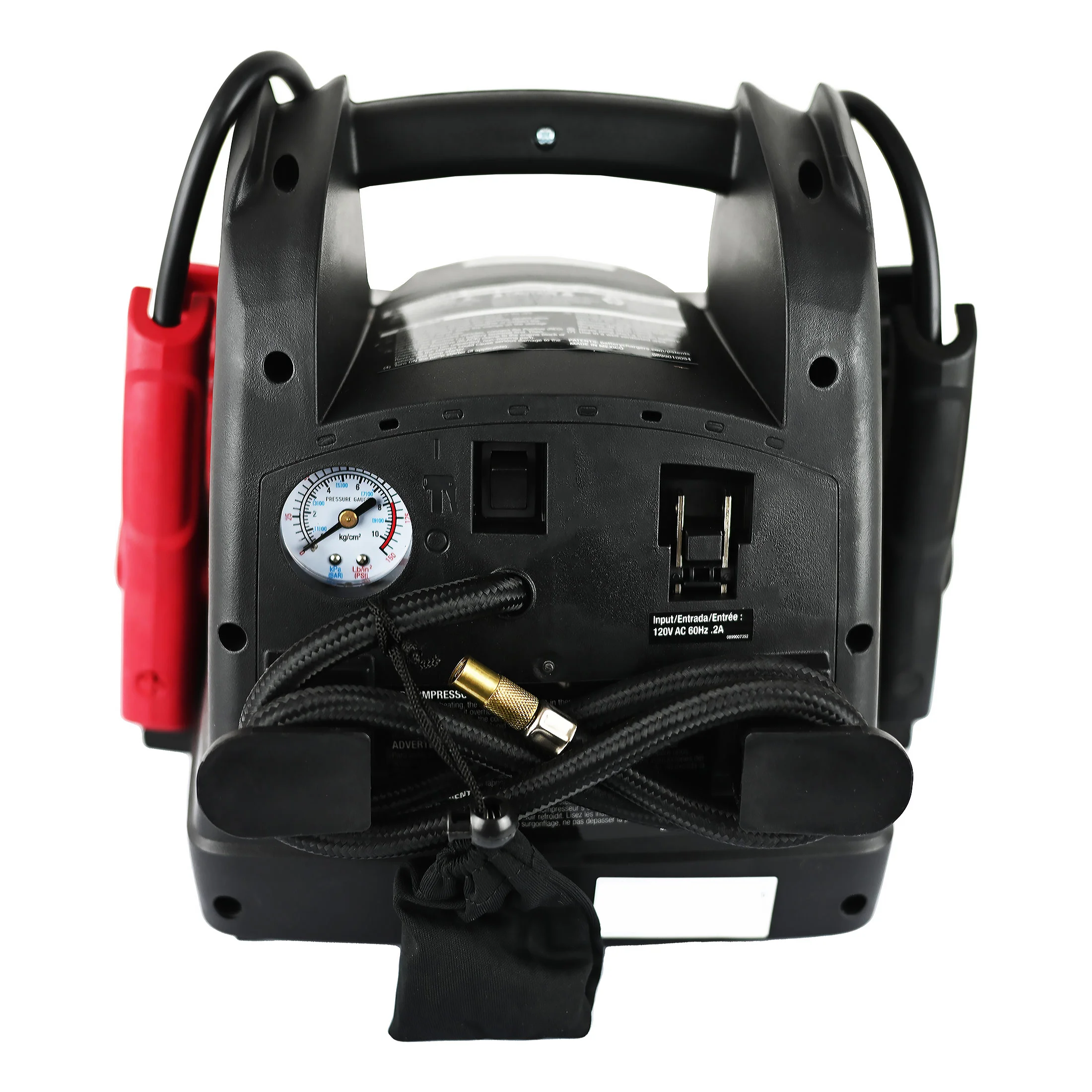 800A Car Battery Jump Starter and Portable Power Station, 150-PSI Air Compressor, 12V Sport, Auto, and Marine Batteries, SJ1583 - Image 3