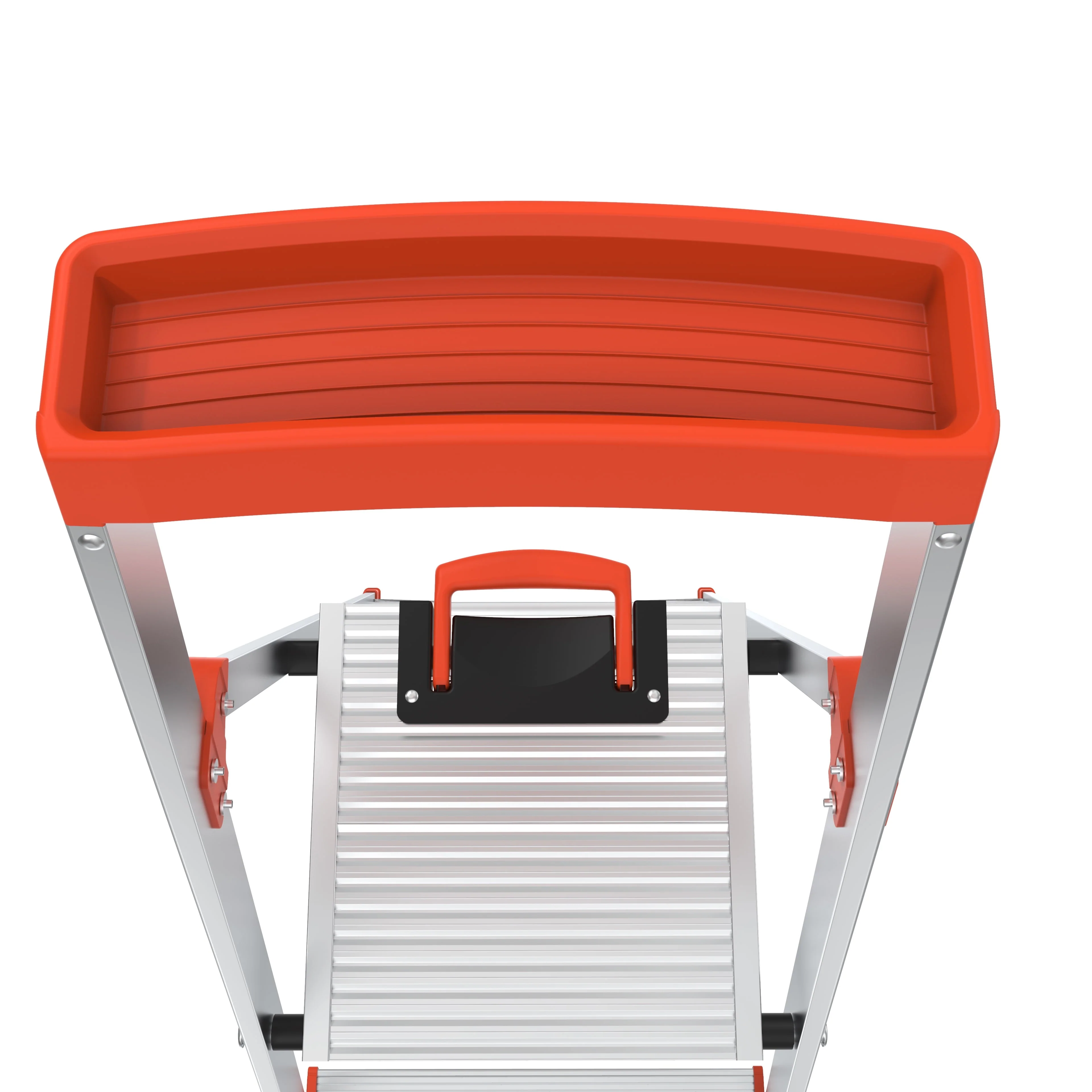 Ladder Systems Flip N Lite 6' Aluminum, Platform 4 Step Ladder, 300 lbs Rated, Type 1A Image 8