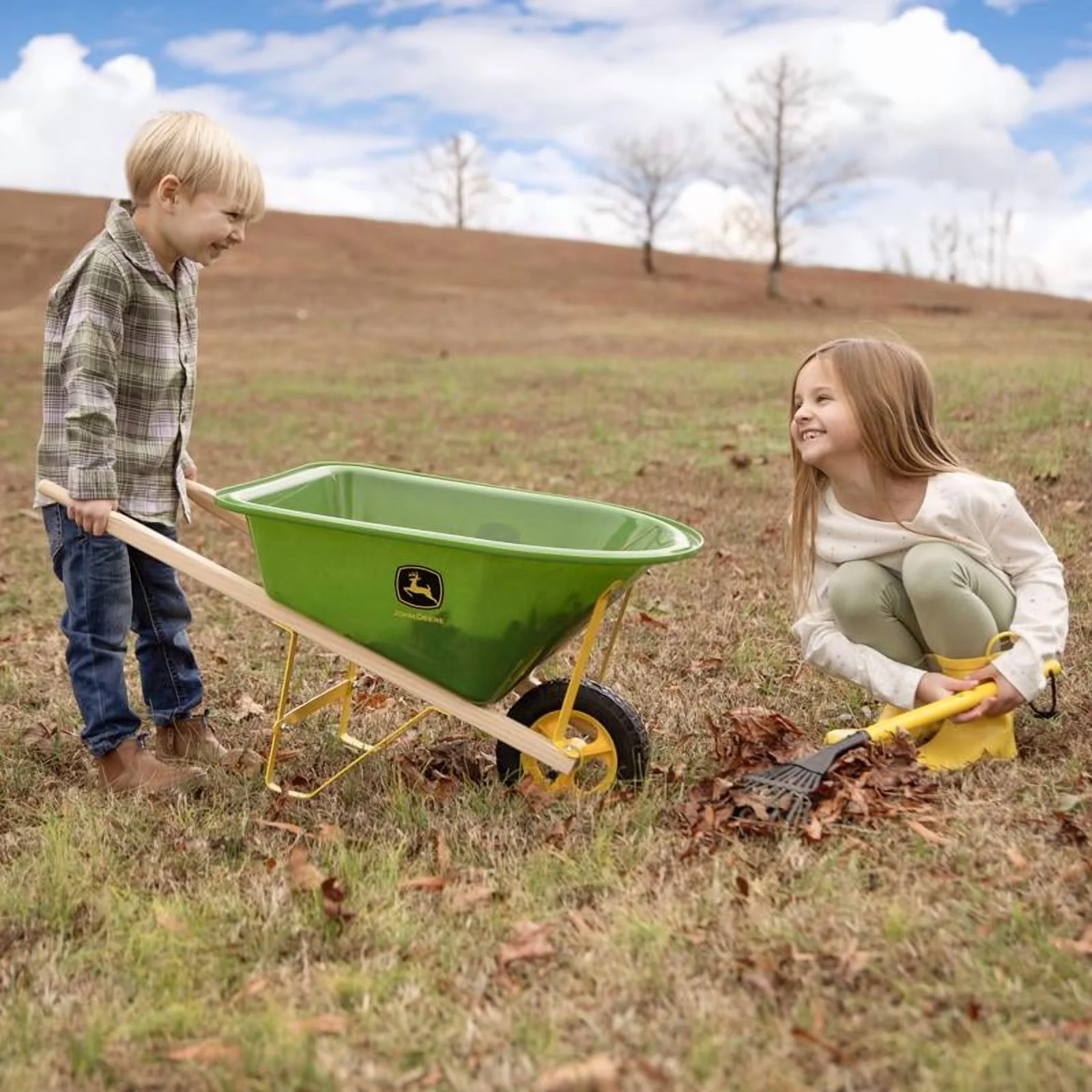 Wheelbarrow Garden Set Multicolored 9 pc - Image 3