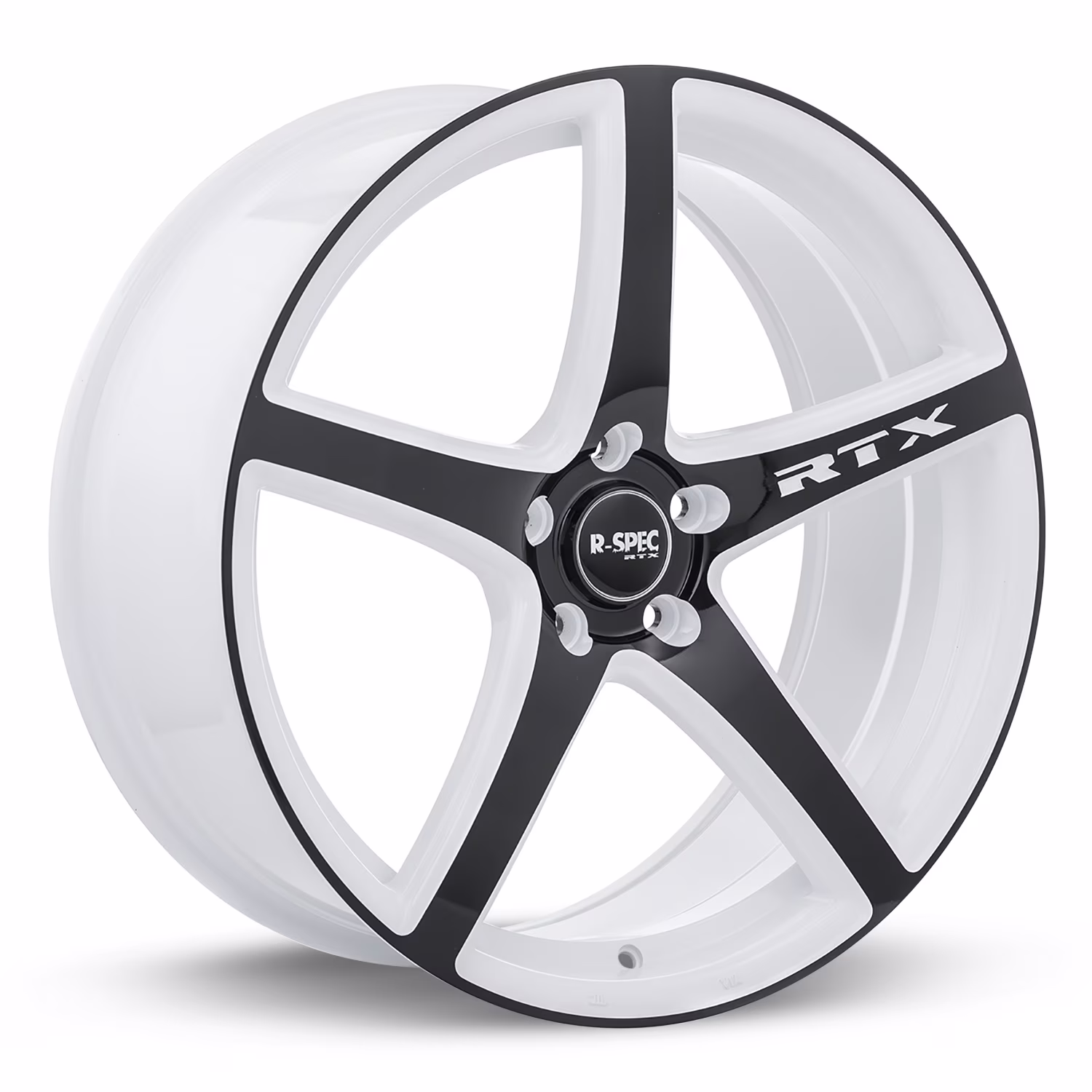 Illusion 18x8 5x114.3 ET45 CB73.1 White Black Wheel