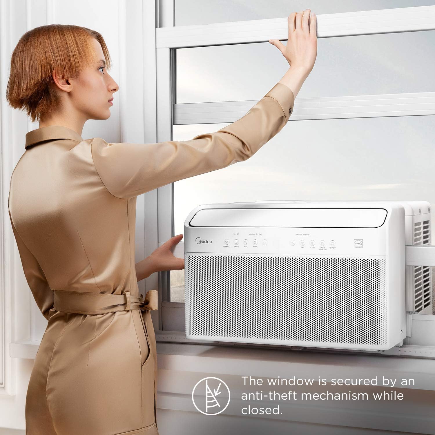 U-shaped Inverter Window Air Conditioner 12,000BTU with Open Window Flexibility, Robust Installation,extreme Quiet, 35% Energy Saving, Smart…