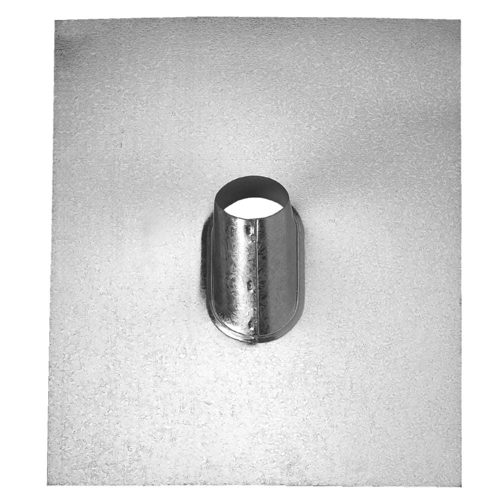 Galvanized Plumber’s Roof Pipe Flashing, 1-1/2 in (Mill Finish)