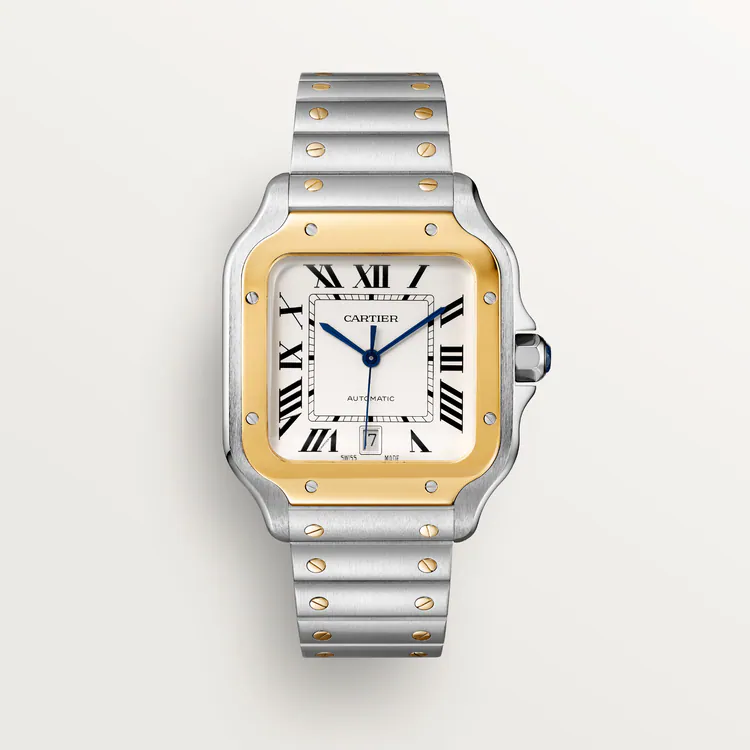 [Super Clone]SANTOS Gold Mix 39mm