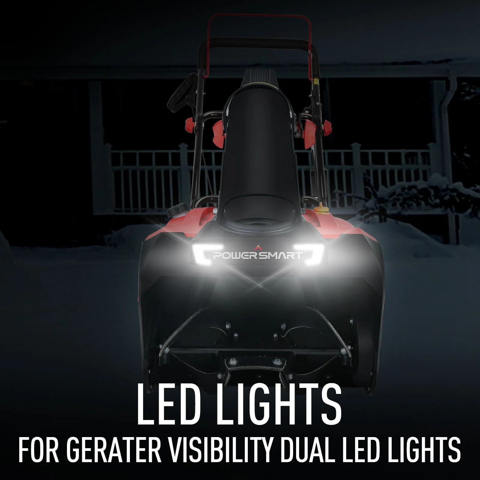 PowerSmart 21 inch Single Stage Gas Snow Blower with LED Light PSS1210LED Image 5