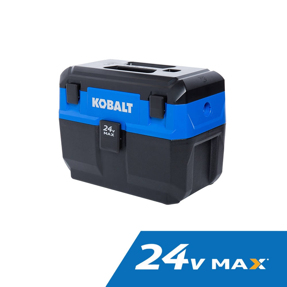 Kobalt 24-Volt Max 3-Gallons Cordless Wet/Dry Shop Vacuum with Accessories Included (Tool Only)