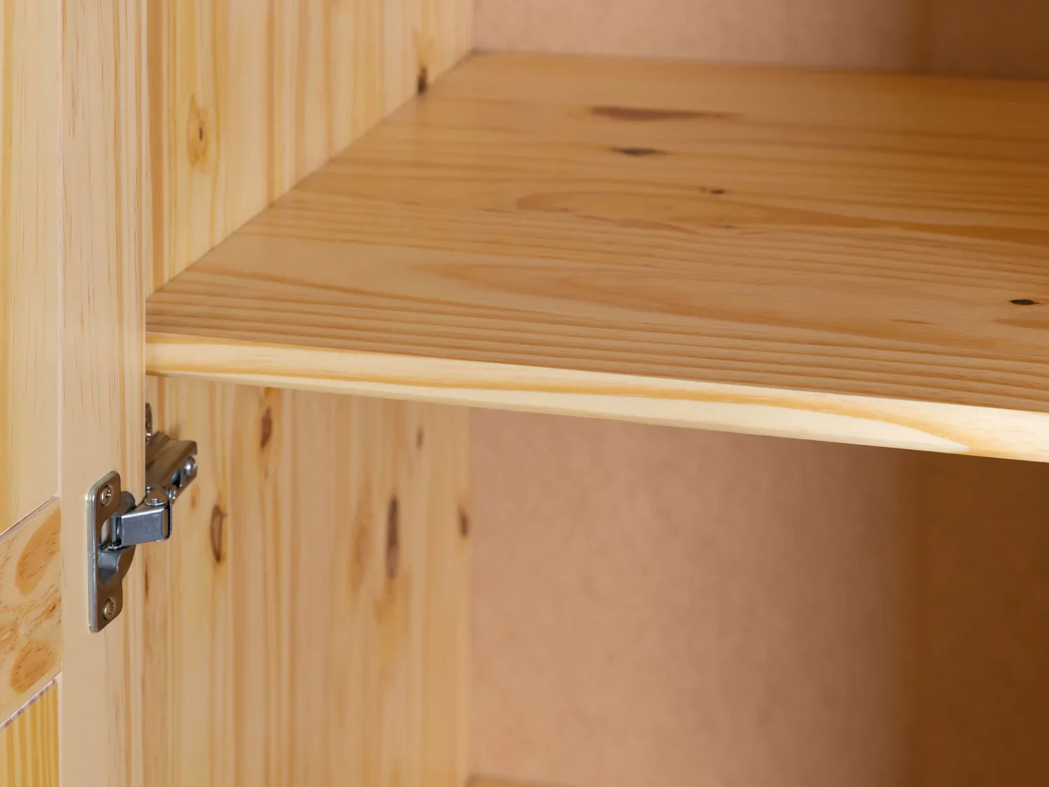 Inter Link Armoire  vtements en pin massif, veines naturelles