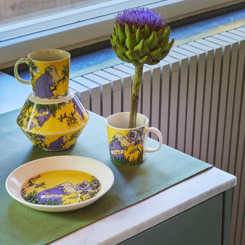 Frokostbolle 15 cm Hemulen gul