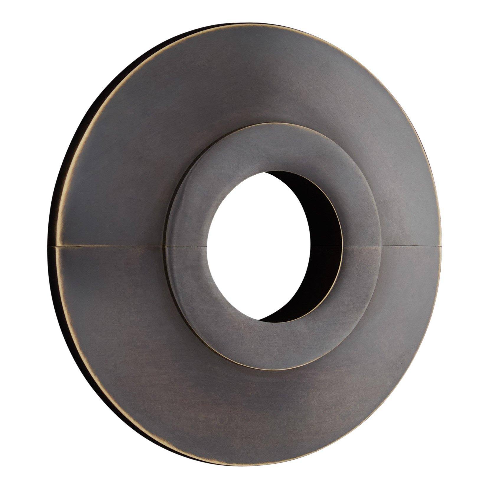 Signature Hardware 907303-1 Smooth Radiator Flange - Fits 1" IPS Pipe Antique Brass Rough Plumbing Pipe and Fittings Flanges