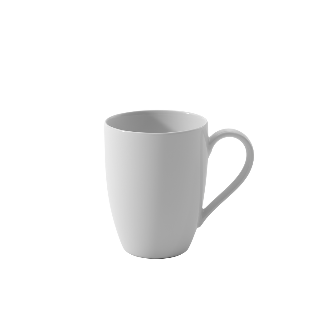 Anmut Mug - White, 10.2 oz, Premium Bone Porcelain