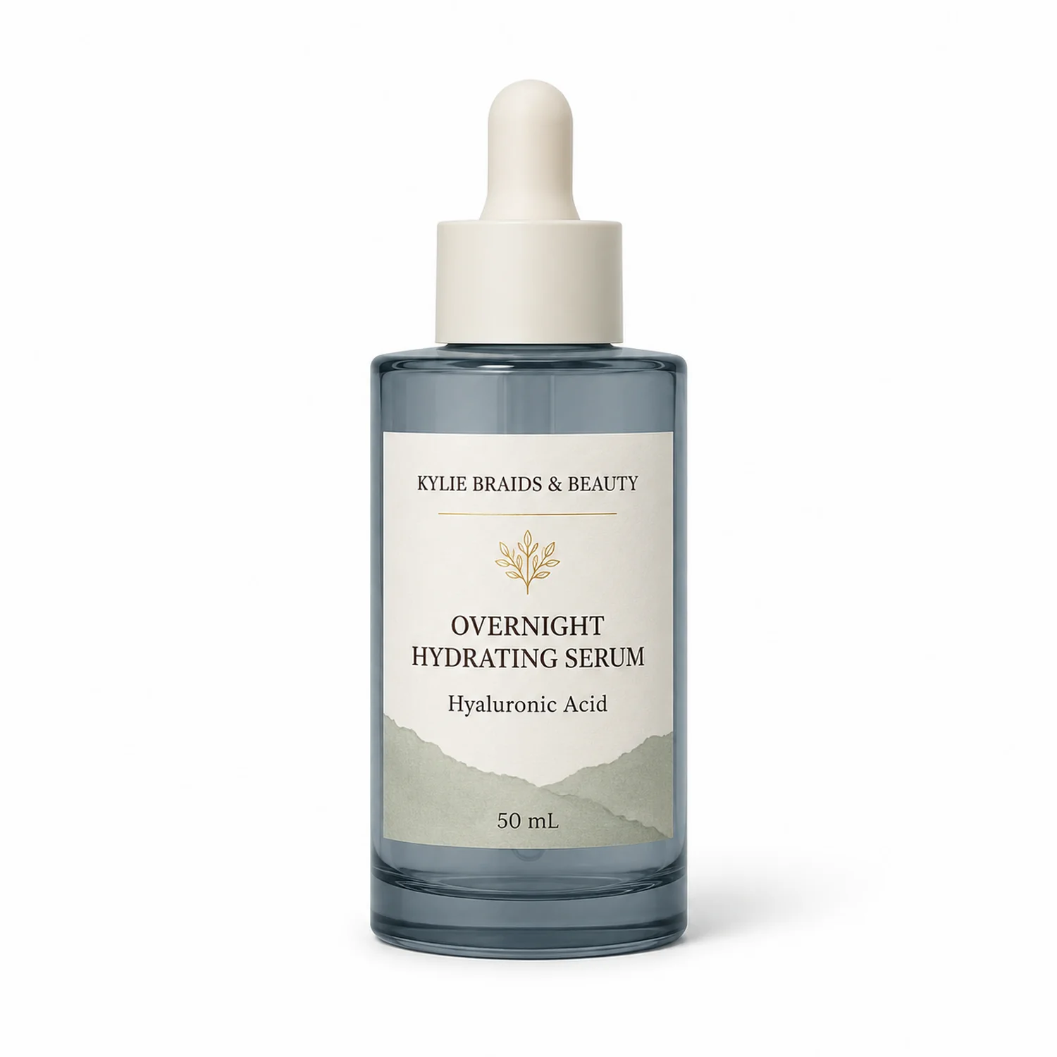 Overnight Hydrating Face Serum with Hyaluronic Acid – 1.7 fl oz / 50 mL
