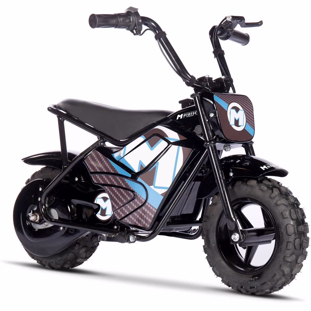Mototec 24v 250w Electric Powered Mini Bike Black