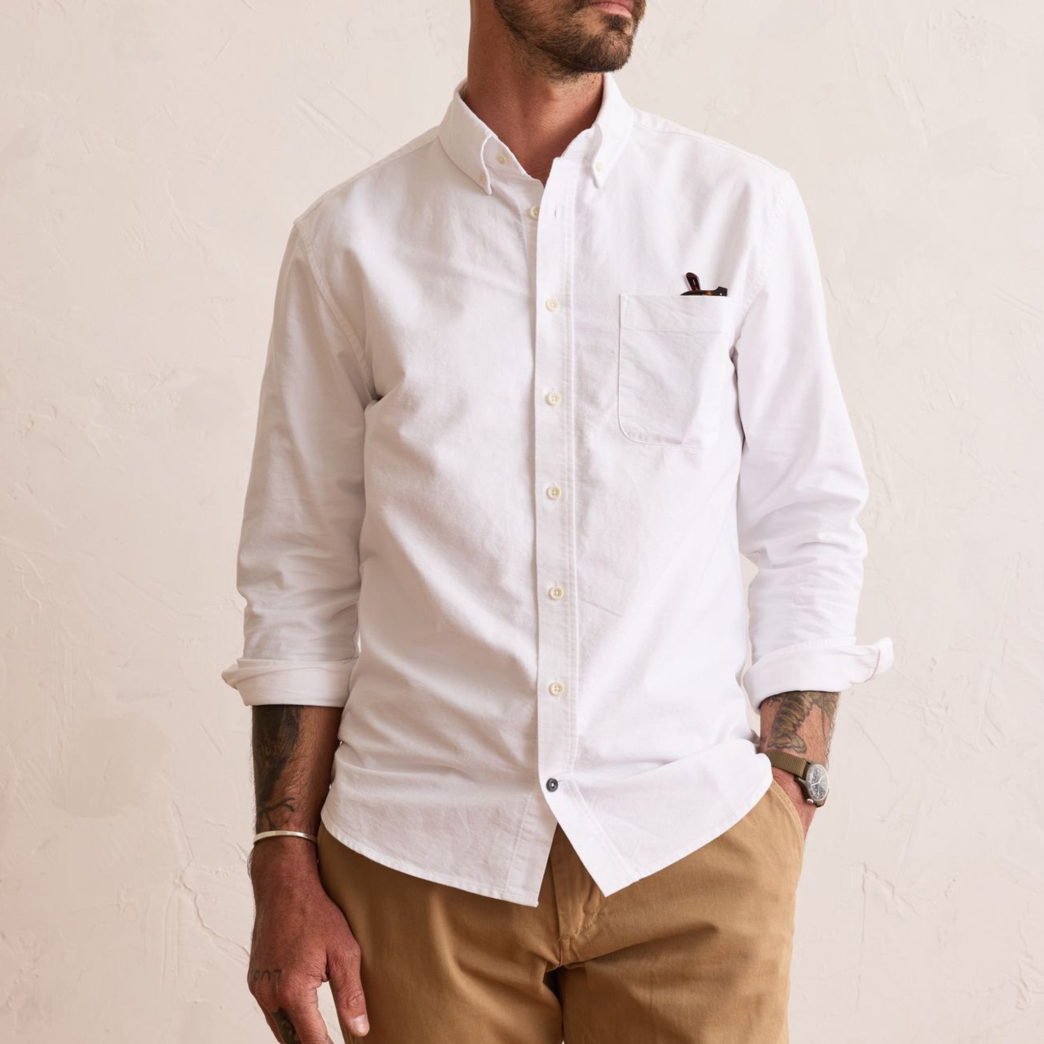 Le Jack in White Oxford du quotidien