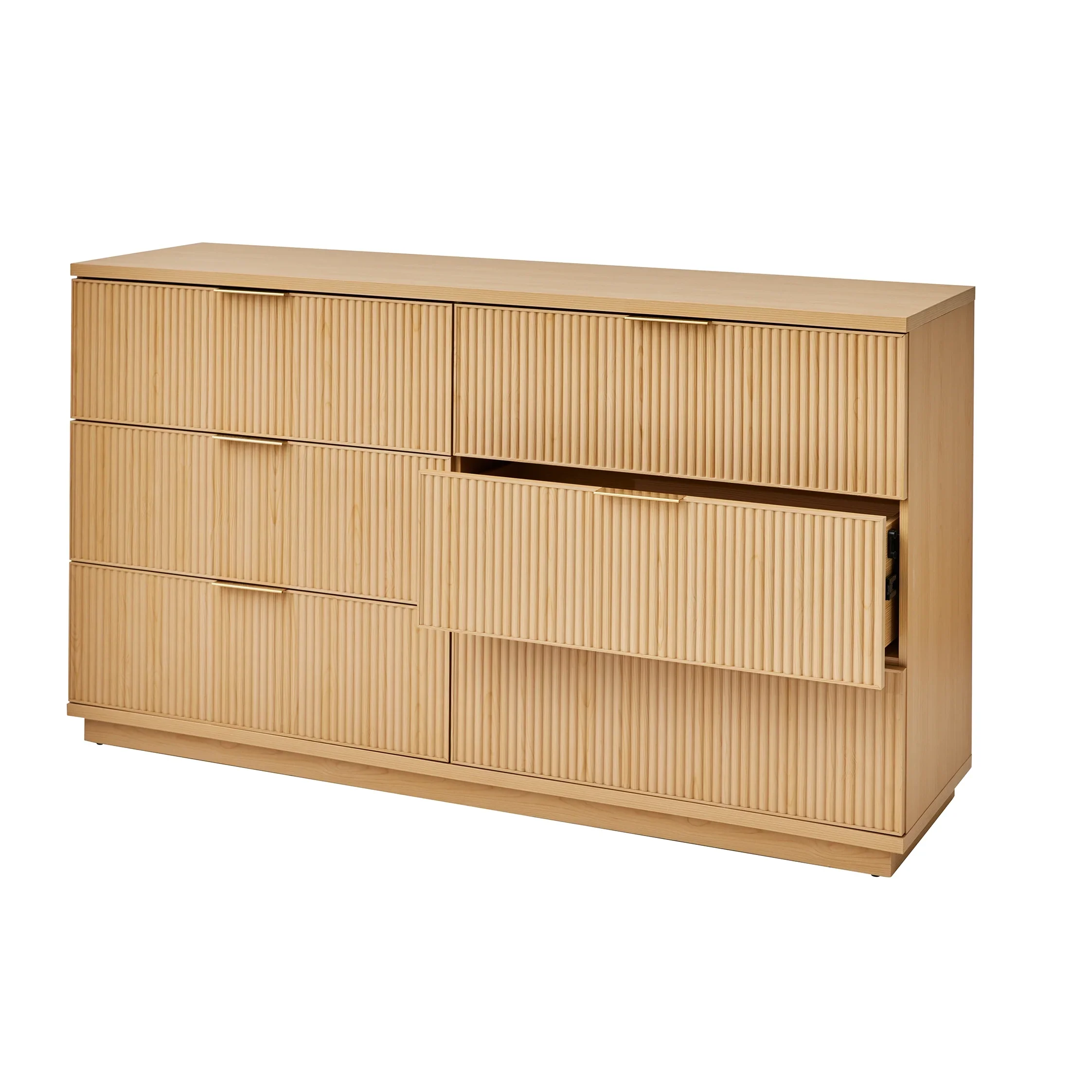 Better Homes and Gardens Lillian 6 Drawer Dresser, White